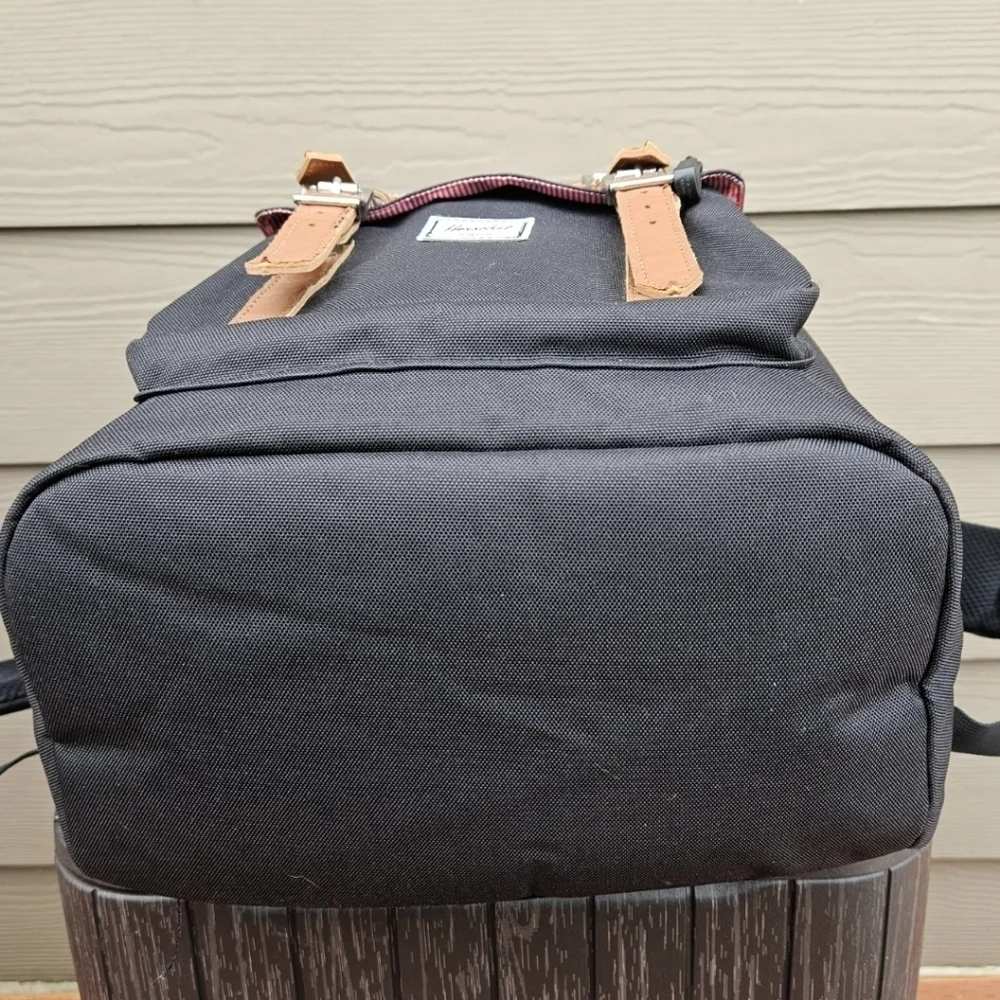 Herschel Little America Backpack Mid-Volume 21L Black Striped Laptop Bag Pack